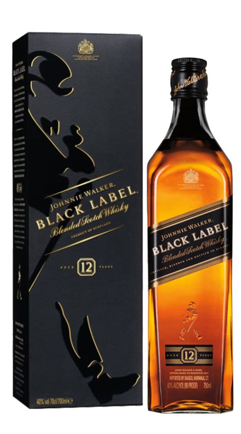 whisky black label johnnie walker  years cl blended whisky