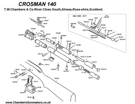 crosman  parts diagram