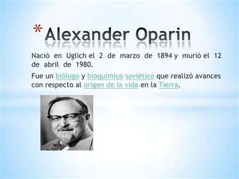 alexander oparin