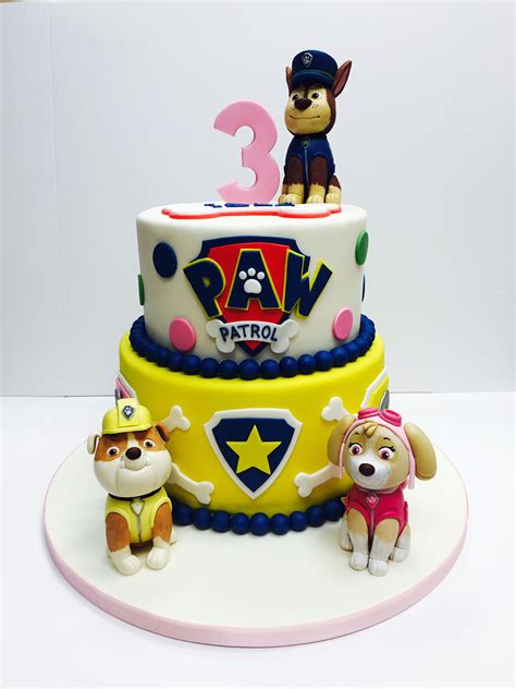 paw patrol birthday cake happy birthday cakes  lahore