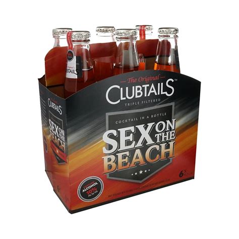 Clubtails Sex On The Beach Cocktail 11 2 Oz Bottles Shop Malt