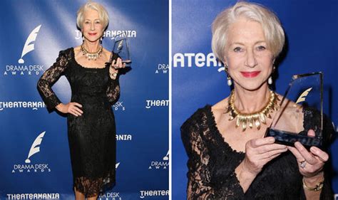 Dame Helen Mirren Amps Up Sex Appeal In Lbd As She Wins At