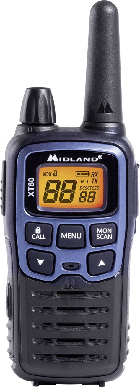 midland xt  lpdpmr handheld transceiver  piece set conradcom