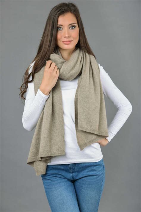 cashmere wrap  camel brown  pure italy  cashmere uk
