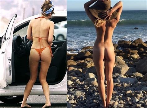 bella thorne skimpy thong bikini photo shoot one upped by her sister
