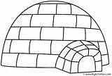 Igloo Coloring Letter Alphabet Pages Print Bigactivities Colouring sketch template
