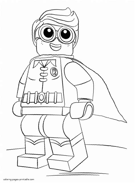 lego robin coloring pages printable coloring pages