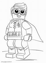 Lego Batman Coloring Pages Movie Robin Color Printable Print Look Other Cartoon Popular sketch template