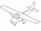 Cessna 172 Montair sketch template