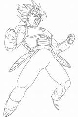 Bardock Coloring Pages Ball Dragon Ssj Drawing Lineart Sketch Getdrawings Popular Coloringhome sketch template