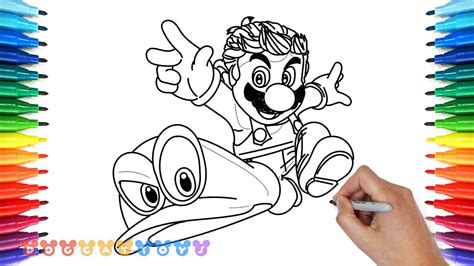 broodals boss super mario odyssey coloring pages kleurplaten nl
