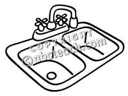 image result  child washing sink black  white clip art black