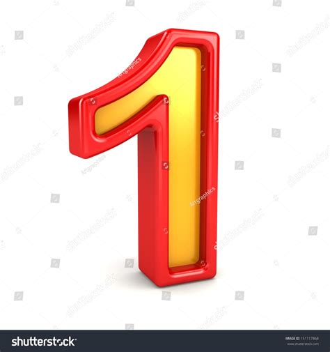 red  yellow number  stock photo  shutterstock