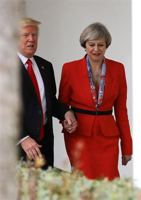 9 trump moments over lunch with theresa may politico
