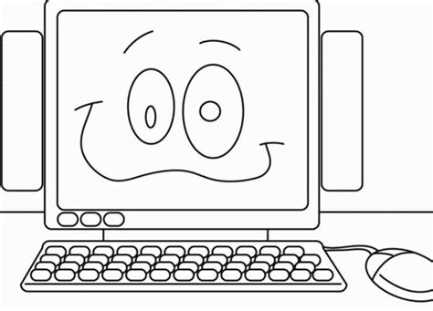 printable computer coloring pages