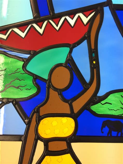 African Landscapes Abinger Stained Glass