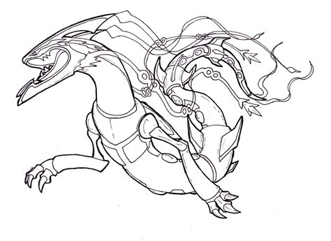 pokemon rayquaza coloring pages coloring home