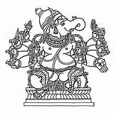 Hindu Gods Coloring Mythology Goddesses Printable Pages God Kb sketch template