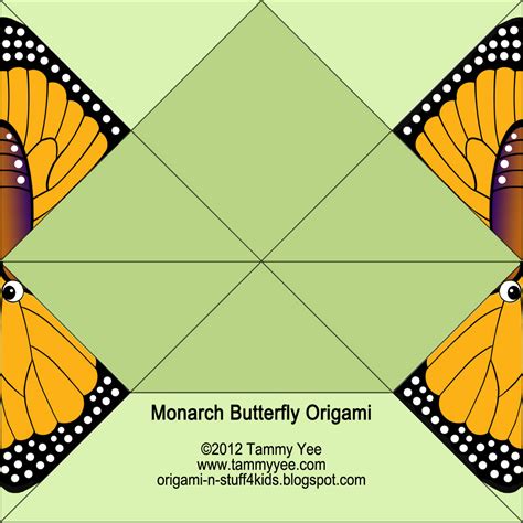 origami  stuff  kids monarch butterfly