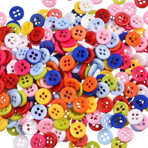 pcslot  holes mm mixed color resin sewing buttons scrapbooking knopf garment accessories