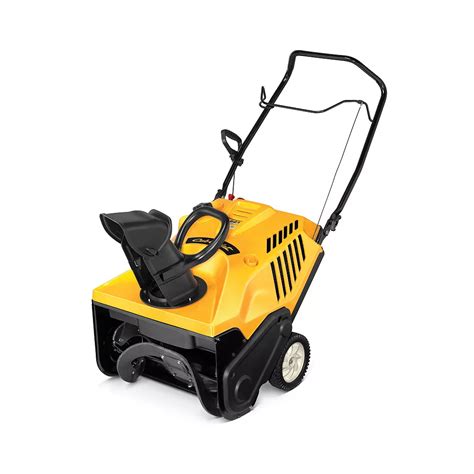 cub cadet cc ohv single stage electric snowblower    clearing width  home