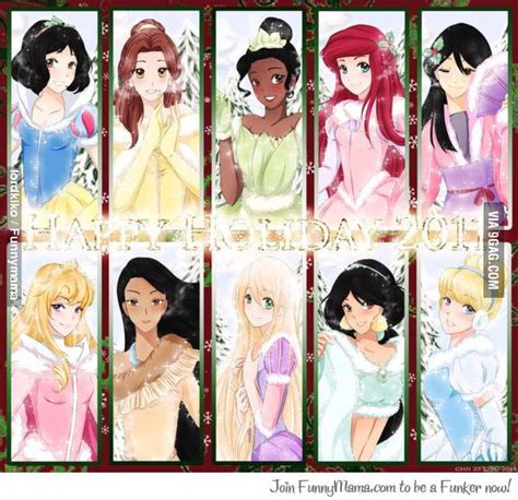 anime version of disney princesses 9gag