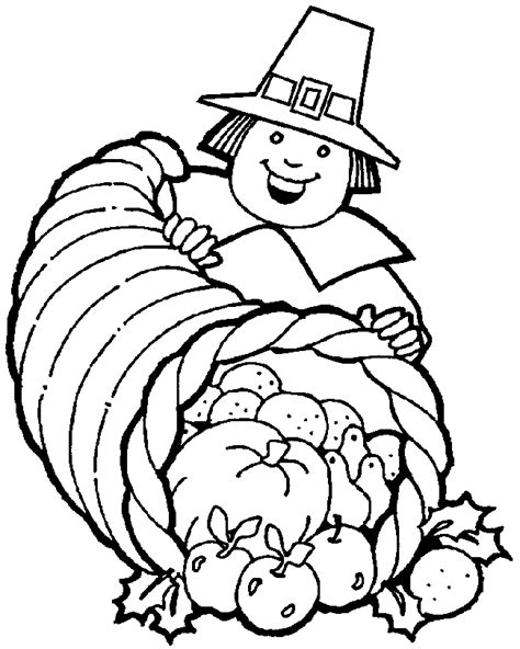 thanksgiving color pages coloring pages  print