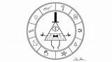Bill Cipher Wheel Vector Gravity Falls Made Tattoo Spontaneously Wallpapers Illustrator Original Deviantart Comments Choose Board sketch template