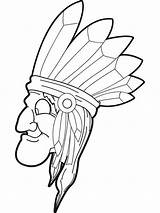 Coloring Native Pages American Boy Printable Headdress Kids Indian Boys Drawing Recommended Clipartmag sketch template
