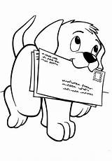 Coloring Dog Pages Print Printable Cute Adults Messenger Trained sketch template