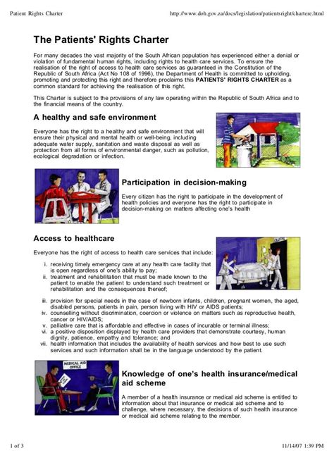 The Patients Rights Charter
