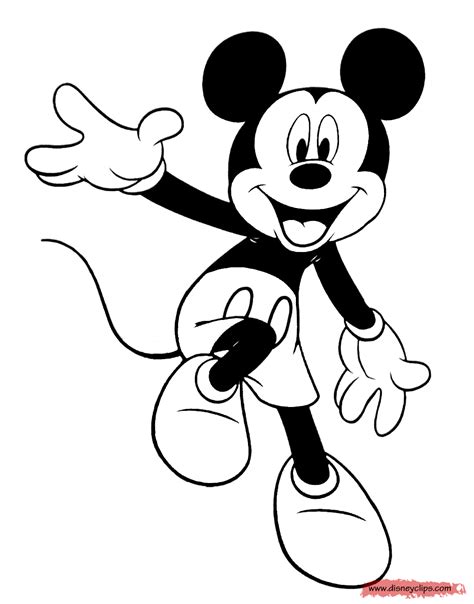 printable coloring pages mickey mouse customize  print