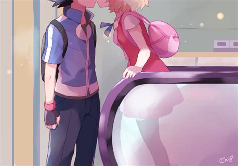 pokémon xyz anime the kisss otp is canon ash and