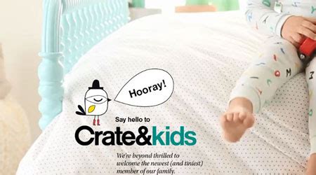 crate  barrel launches crate kids kids today