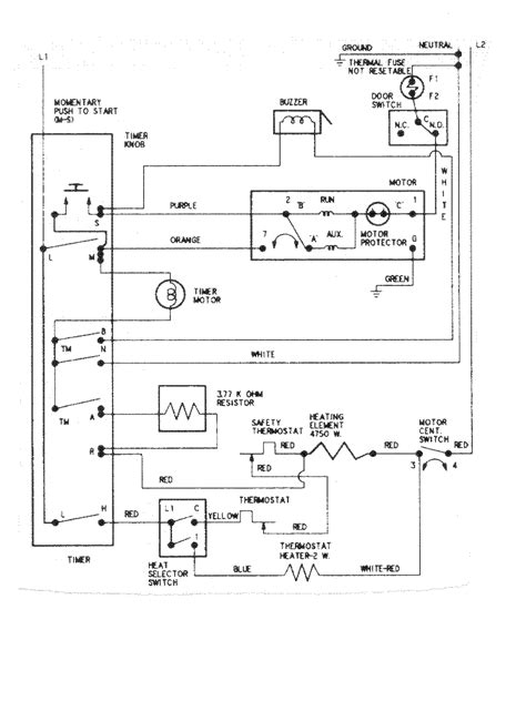wiring diagram  maytag centennial dryer wiring flow schema