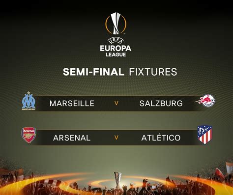 estos son los cruces de semifinales de la europa league