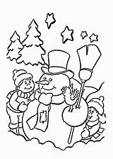 Coloring Pages Holidays Printable Happy Winter Snowman Holiday Kids Children Color Print Book Christmas Pdf Library Popular Coloringhome Clip sketch template