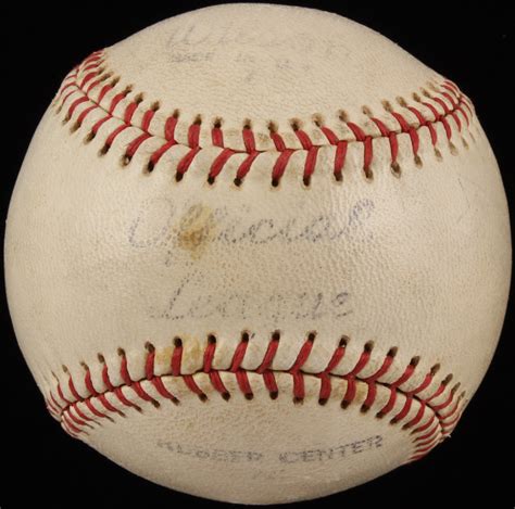 Babe Ruth Single Signed Ol Baseball Psa Loa Pristine