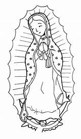 Virgen Guadalupe Coloring Pages Kids Dibujos La Lady Catholic Para Dibujo María Mary Virgencita Caricatura Mother Sheets Blessed Maria Crafts sketch template