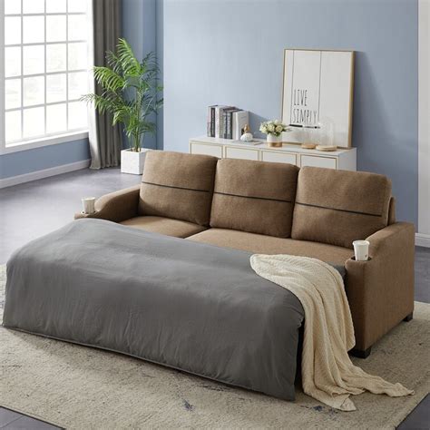 latitude run® sectional sleeper sofa with pull out bed broaching sofa