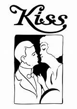 Coloring Kiss Pages Printable Large Edupics sketch template