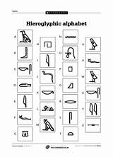 Ancient Hieroglyphics Egypt Alphabet Egyptian Hieroglyphic Worksheet Kids Scholastic Code Pdf Printable Worksheets Symbols Teaching Primary Party Activities Color Crafts sketch template
