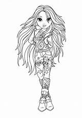 Girlz Moxie Coloring Pages Bria Lexa Sophina Avery Colorpages sketch template