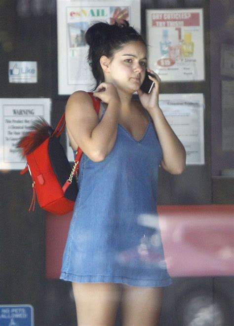 make up free ariel winter heads to the salon after supporting taylor swift over boob job