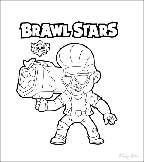 brawl stars coloring pages  characters printable  coloring