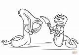 Ninjago Lego Serpent Snakes sketch template