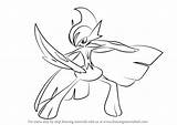 Gallade Pokemon Mega Draw Coloring Pages Step Drawing Learn Print Getcolorings Tutorials Getdrawings sketch template