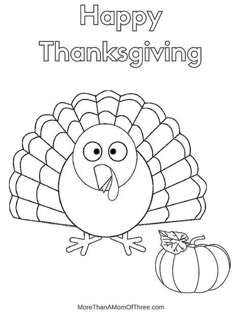 thanksgiving coloring pages printables  kids    mom