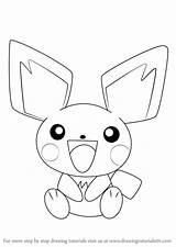 Pichu Drawingtutorials101 Pokémon Kleurplaten Kleurplaat Tegning Diagonal Horizontal Downloaden Uitprinten sketch template