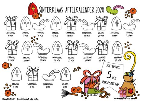 sinterklaas kleurplaten en knutsels